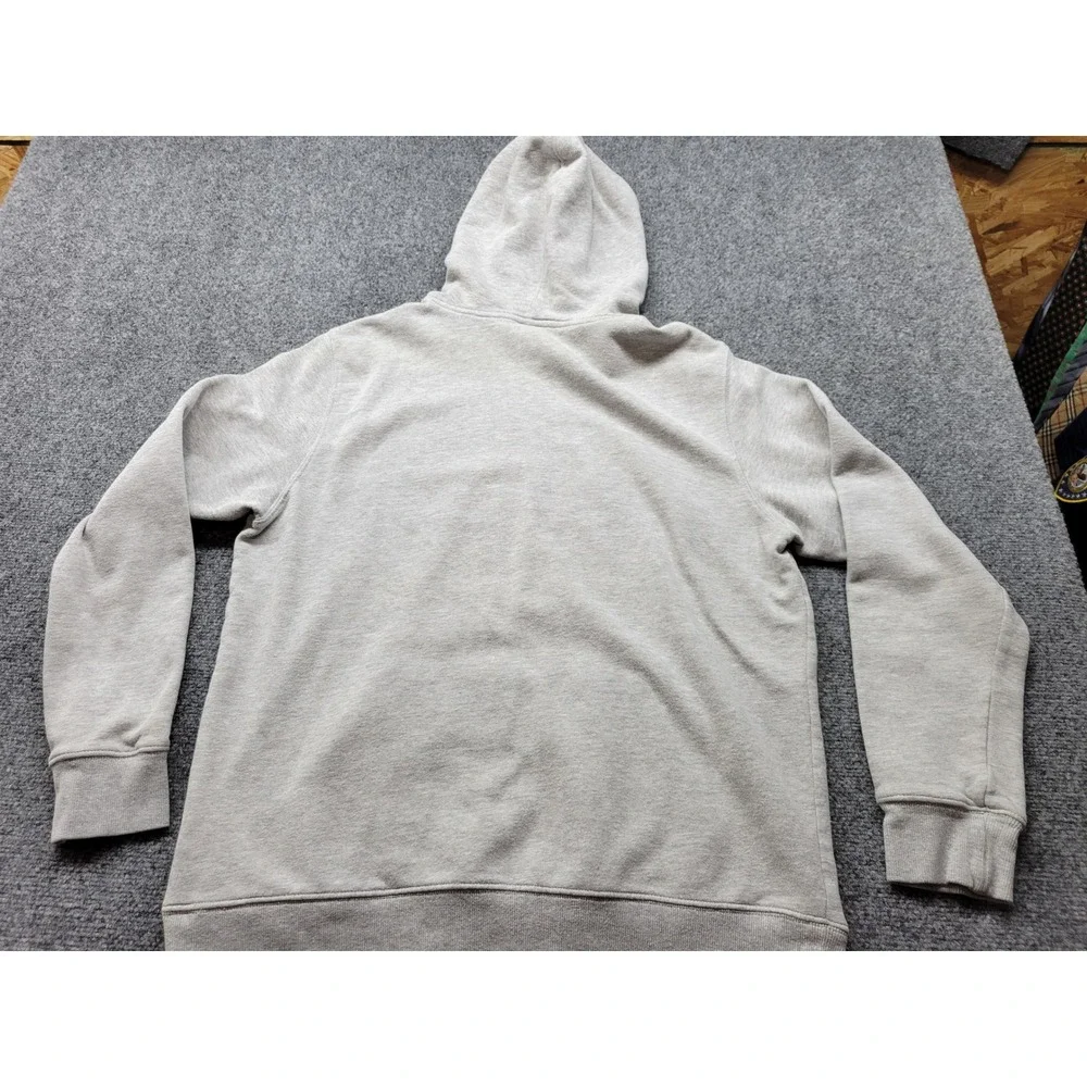 The North Face Mens Gray Half Dome Logo Pullover Hoodie Large A4QQO